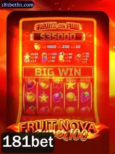Descubra o Emocionante Universo de FruitNovaSuper100 no 181bet